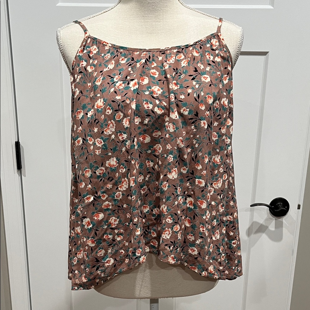 Floral Print Kids Tank Top